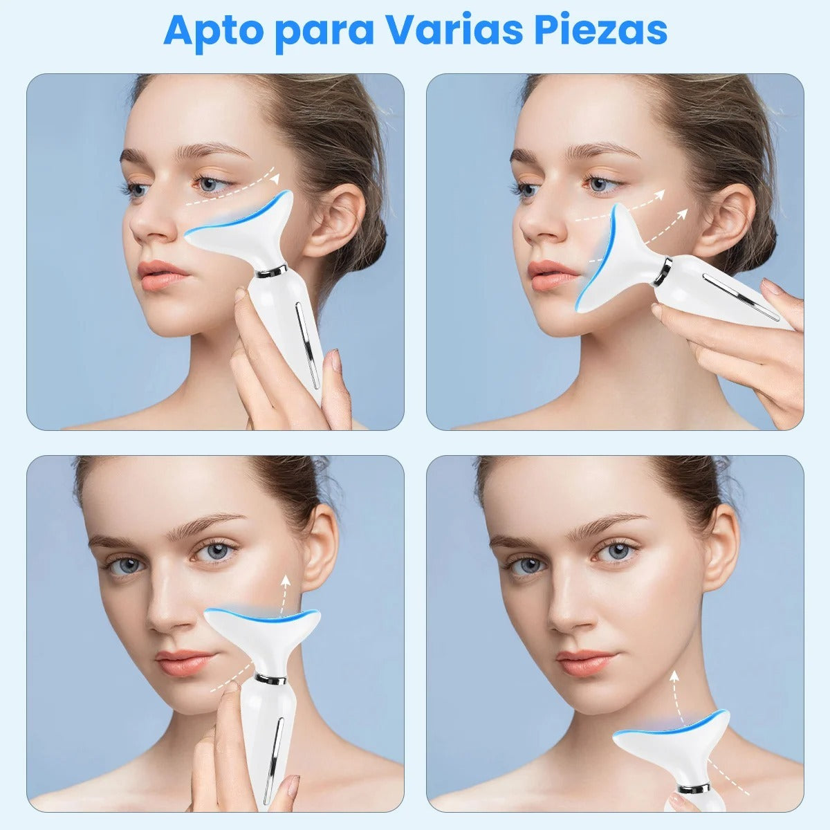 Masajeador Facial Cuello Antiedad Led